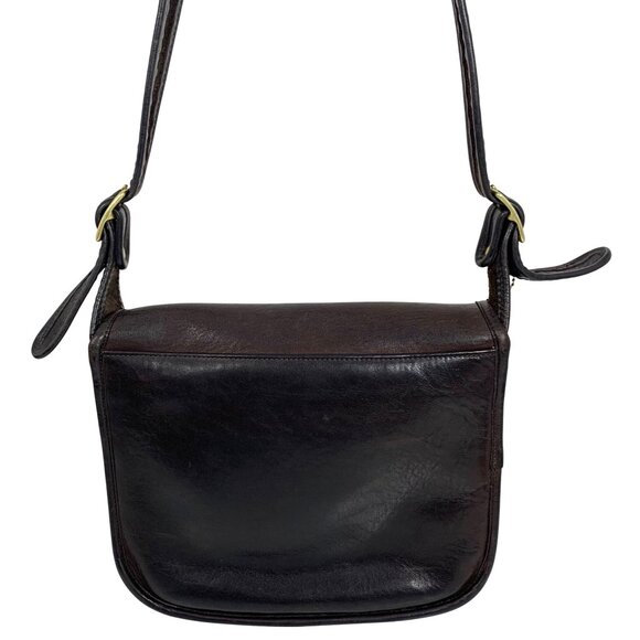 Vintage Coach NYC Classic Shoulder Bag 9170 Mocha Brown Pre 94 + Hang Tag Charm - Picture 3 of 14